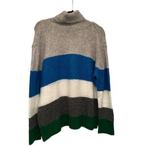 Vince Camuto Grey, Blue, and Green Sweater- size m